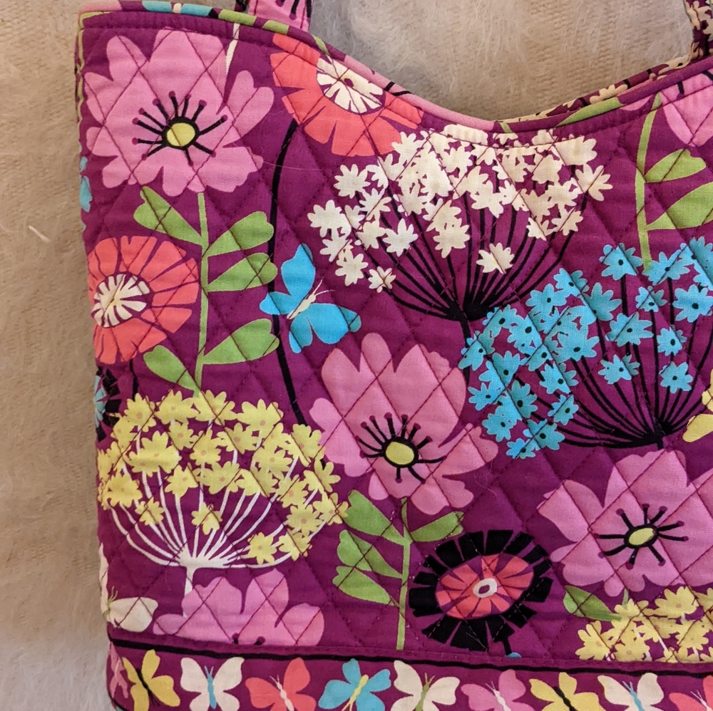 Vera Bradley Floral Handbag - Picture 4 of 5